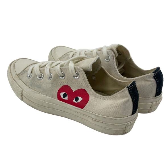 Converse Chuck Taylor Comme des Garcons PLAY Sneakers 150207C size M 4 W 6 Shoes - Picture 9 of 16